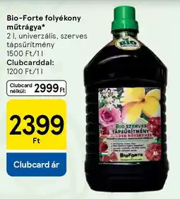 Tesco Bio-Forte folyékony műtrágya ajánlat