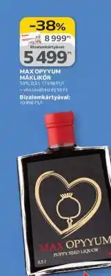 Auchan MAX OPYYUM MÁKLIKŐR ajánlat