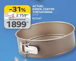 Auchan ACTUEL KEREK CSATOS TORTAFORMA ajánlat
