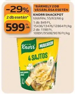 Auchan KNORR SNACKPOT ajánlat