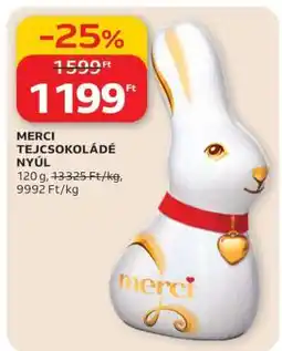 Auchan Merci Tejcsokoládé Nyúl ajánlat