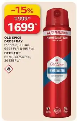 Auchan OLD SPICE DEOSPRAY ajánlat