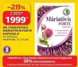 Auchan DR. CHEN PATIKA MÁRIATÖVIS FORTE KAPSZULA ajánlat