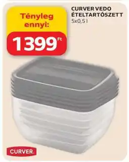 Auchan CURVER VEDO ÉTELTARTÓSZETT ajánlat
