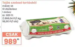 Spar Tojás szabad tartásból ajánlat
