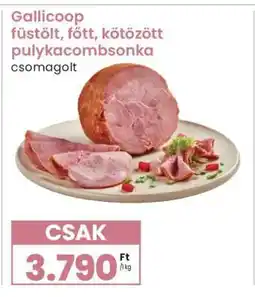 Spar Gallicoop füstölt, főtt, kötözött pulykacombsonka ajánlat