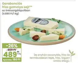 Spar Garaboncás friss gomolya sajt ajánlat