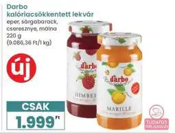 Spar Darbo kalóriacsökkentett lekvár ajánlat