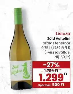 Spar LISICZA Zöld Veltelini ajánlat