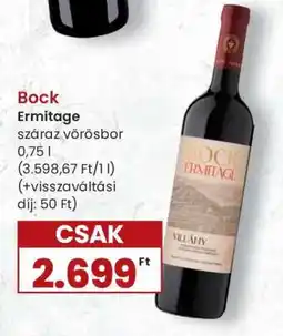 Spar BOCK Ermitage ajánlat