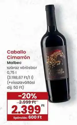 Spar CABALLO CIMARRÓN MALBEC ajánlat