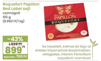 Spar Roquefort Papillon Red Label sajt ajánlat