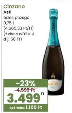 Spar Cinzano Asti ajánlat