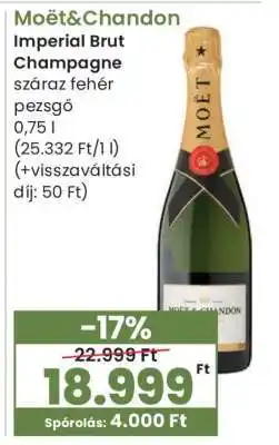 Spar Moët & Chandon Imperial Brut Champagne ajánlat