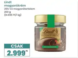 Spar Lindt mogyorókrém ajánlat