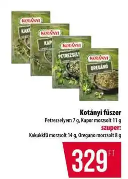 Coop Kotányi fűszer ajánlat