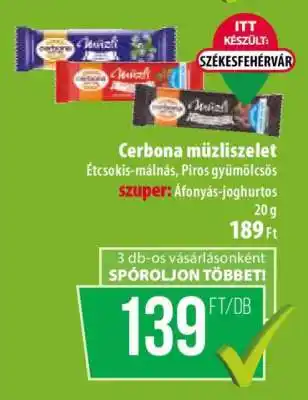 Coop CERBONA Müzliszelet ajánlat