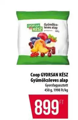 Coop Coop GYORSAN KÉSZ Gyümölcsleves alap ajánlat