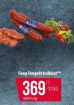 Coop Coop lángolt kolbász ajánlat