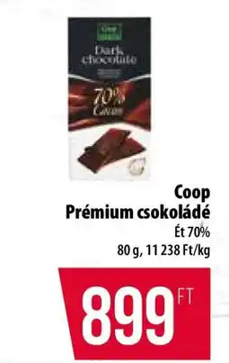 Coop Coop Prémium csokoládé ajánlat