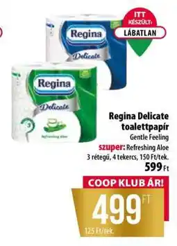 Coop Regina Delicate toalettpapír ajánlat