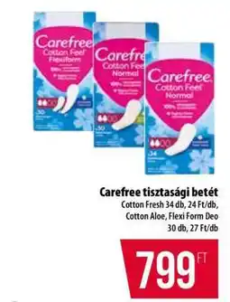 Coop CAREFREE Tisztasági betét ajánlat