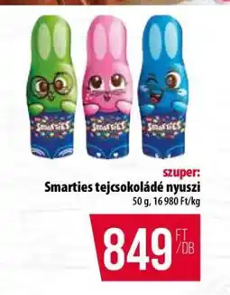Coop Smarties tejcsokoládé nyuszi ajánlat