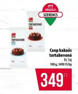 Coop Coop kakaós tortabevonó ajánlat