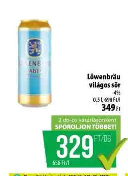 Coop LÖWENBRÄU Világos sör ajánlat