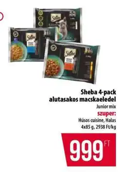 Coop Sheba 4-pack alutasakos macskaeledel ajánlat