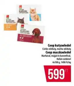 Coop Coop kutyaeledel / Coop macskaeledel ajánlat