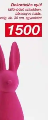 Kik Dekorácis nyúl ajánlat