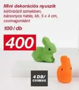 Kik Mini dekorácis nyuszik ajánlat
