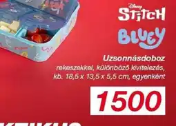 Kik DISNEY STITCH UZSONNÁSDOBOZ ajánlat