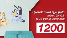 Kik Bluey Gyerek rövid ujjú pl ajánlat