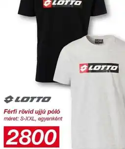Kik LOTTO Férfi rövid ujjú pl ajánlat