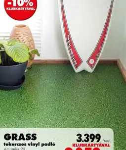 Diego GRASS tekercses vinyl padl ajánlat
