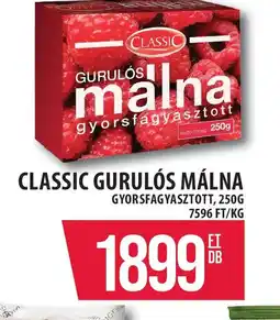 Coop CLASSIC GURULS MÁLNA ajánlat