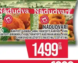 Coop NÁDUDVARI Rántott zöldségek ajánlat