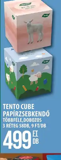 Coop TENTO CUBE PAPÍRZSEBKENDŐ ajánlat