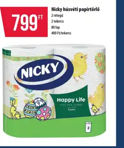 Coop NICKY húsvéti papírtörlő ajánlat