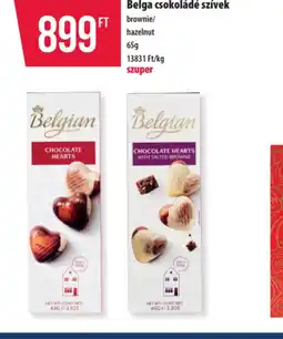Coop BELGIAN csokoládé szívek ajánlat