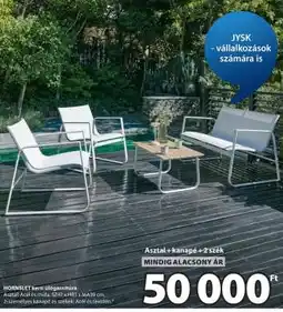 JYSK HORNSLET kerti ülőgarnitúra ajánlat