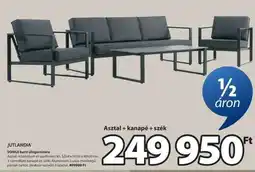 JYSK JUTLANDIA VONGE kerti ülőgarnitúra ajánlat