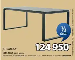 JYSK JUTLANDIA SONNERUP kerti asztal ajánlat