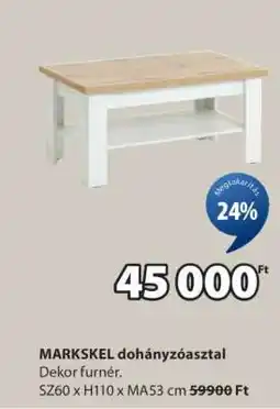 JYSK MARKSKEL dohányzóasztal ajánlat