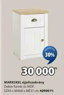 JYSK MARKSKEL éjjeliszekrény ajánlat