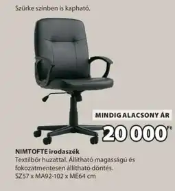 JYSK NIMTOFTE irodaszék ajánlat