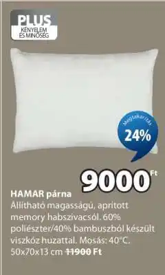 JYSK HAMAR párna ajánlat