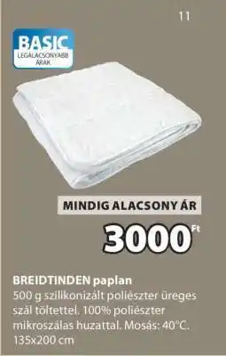 JYSK BREIDTINDEN paplan ajánlat